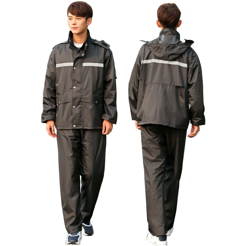摩托车成人男女防暴雨反光雨衣套装