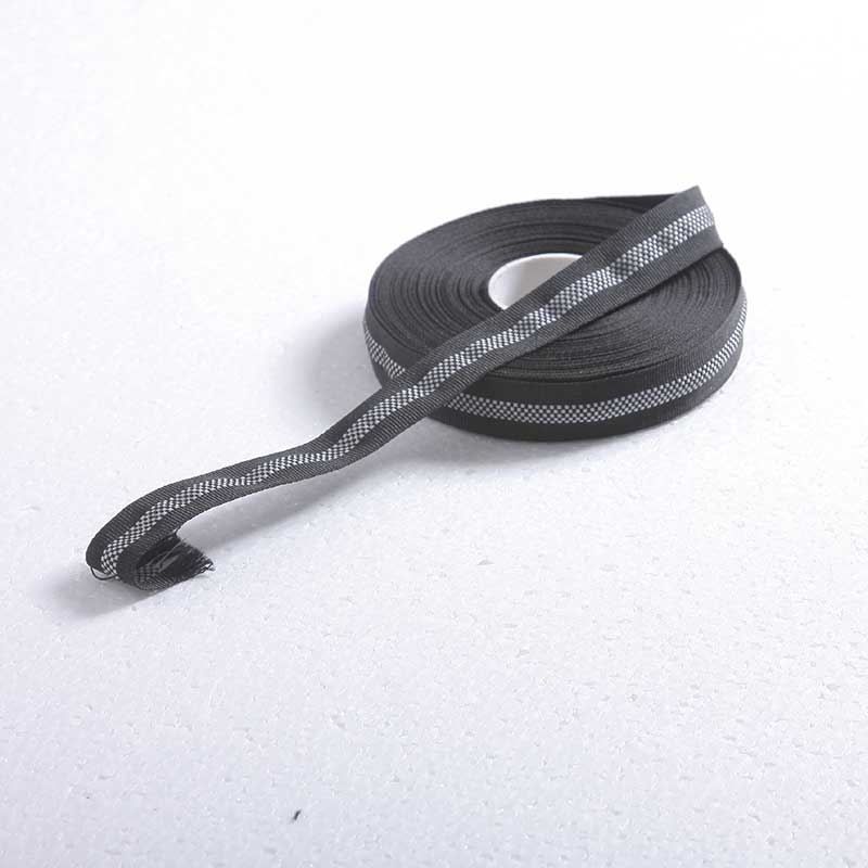 反光丝织带提花 