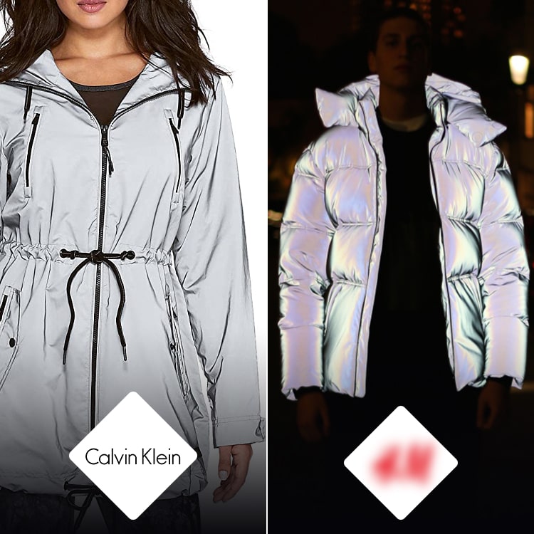 潮牌反光面料应用案例